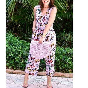 Purple Butterfly Jumpsuit